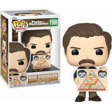 Funko Pop! Television: Parks and Recreation 15th Anniversary - Ron Swanson #1569 Vinyl Figure