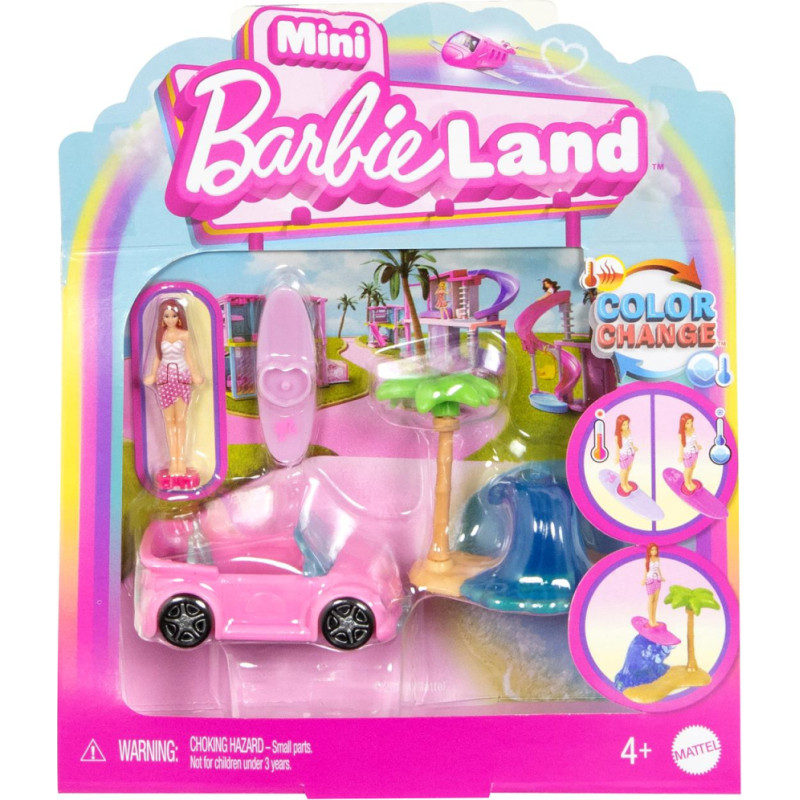 Mattel Barbie®: Mini BarbieLand - Doll and Beach Vehicle (JCR35)