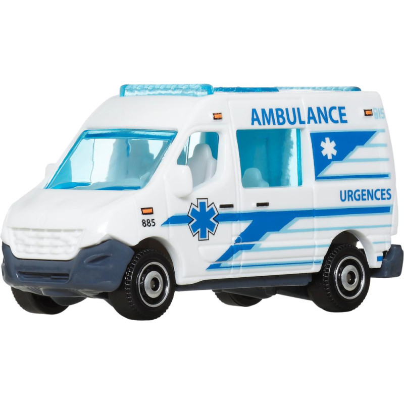 Mattel Matchbox®: European Streets - Renault Master Ambulance Vehicle (HVV43)