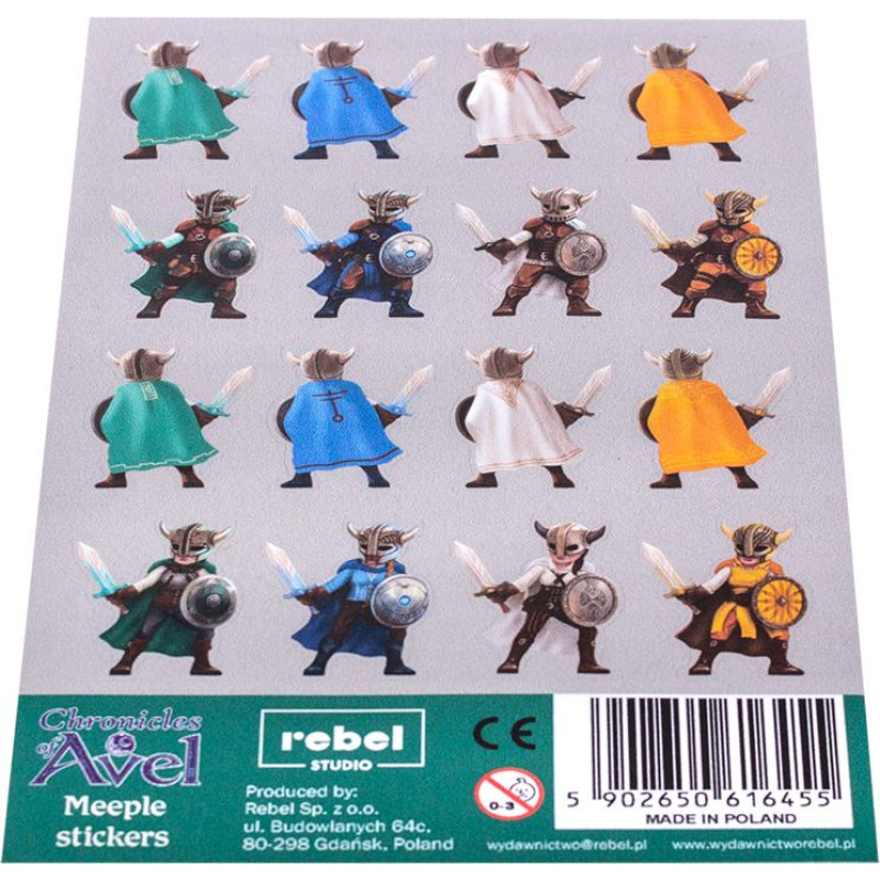 Chronicles of Avel: Meeple Stickers Promo