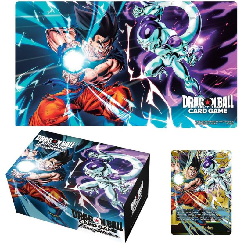 Dragon Ball Super Card Game: Fusion World - Accessories Set 01 - Son Goku vs. Frieza