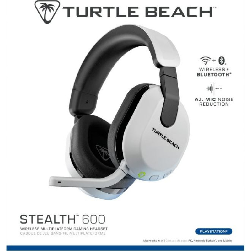 Turtle Beach Stealth 600 GEN3 - White PC, PS4, PS5, Switch