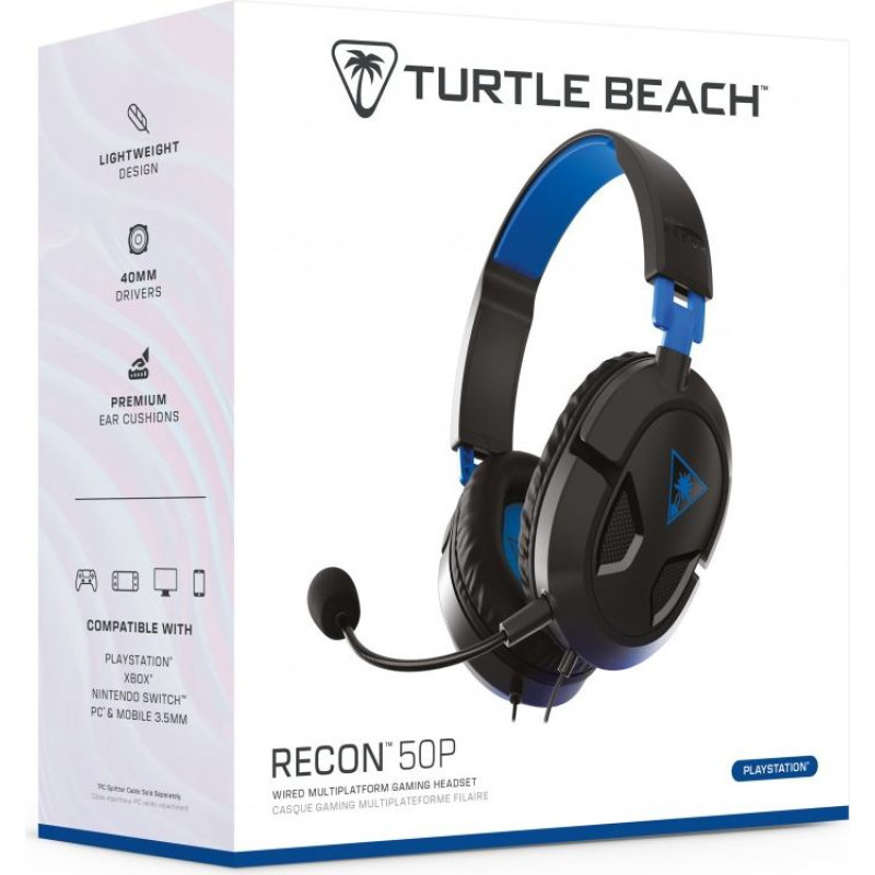 Turtle Beach Recon 50P Black PS4, PS5