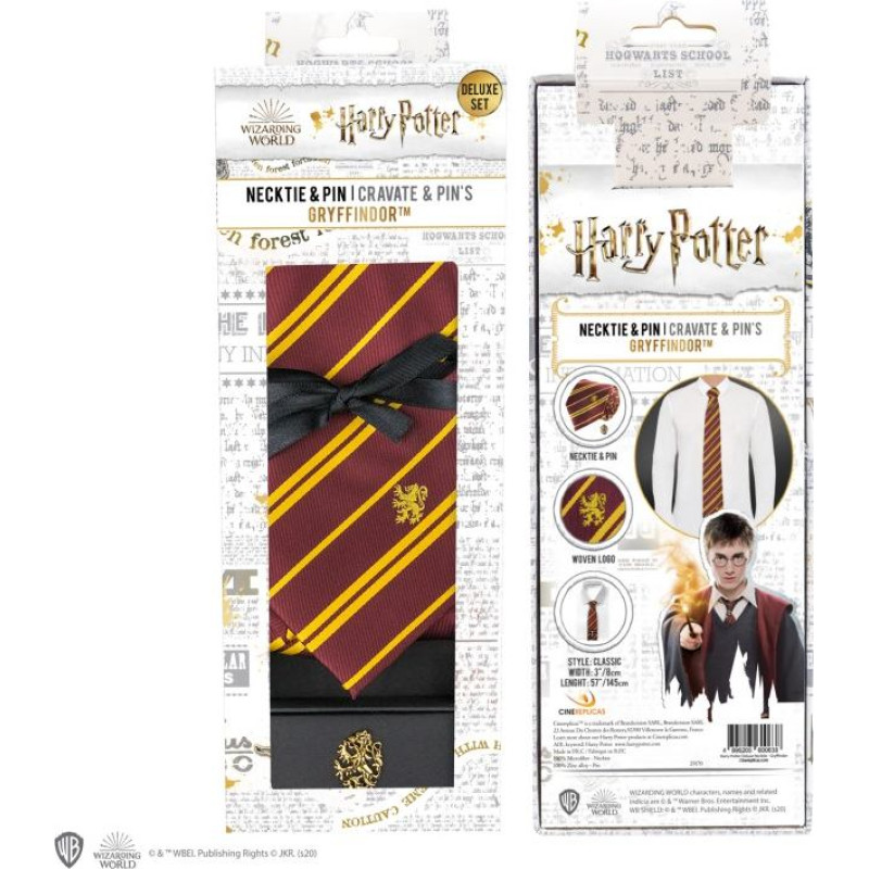 Cinereplicas Harry Potter Necktie Deluxe Gryffindor