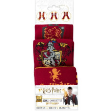 Cinereplicas Harry Potter Socks Set of 3 Gryffindor - ADULT (35-45) EU