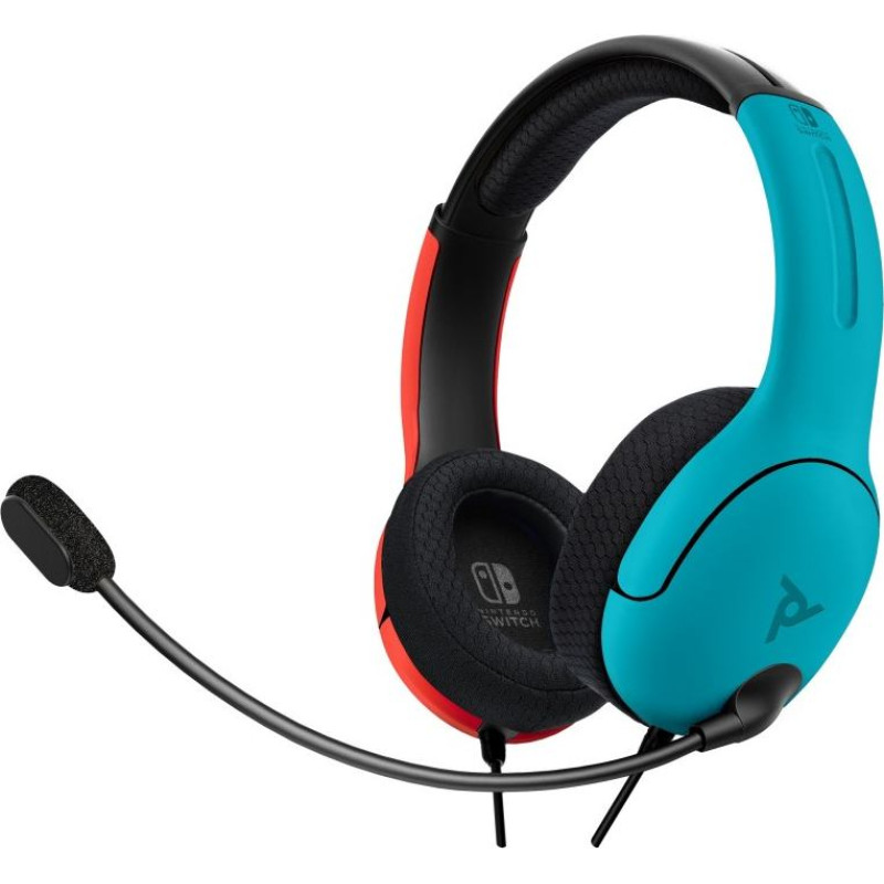 PDP LVL40 Wired Stereo Headset -Joycon Blue/Red Switch