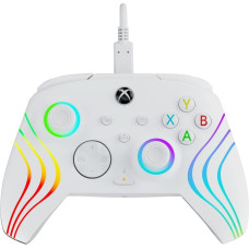 PDP Afterglow Wave Wired Controller - White PC, Xbox One, Xbox Series X