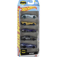 Mattel Hot Wheels - DC Batman (Set Of 5) (JBJ76)