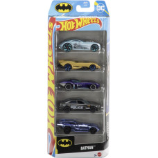 Mattel Hot Wheels - DC Batman (Set Of 5) (JBJ76)