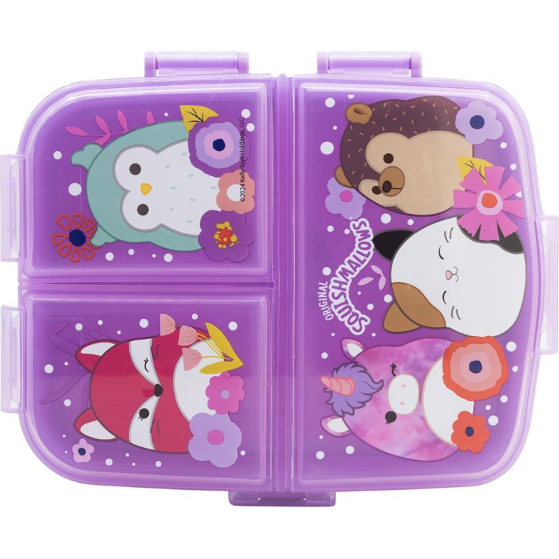 Stor : Squishmallows - Xl Multi Compartment Rectangular Sandwich Box (75899)