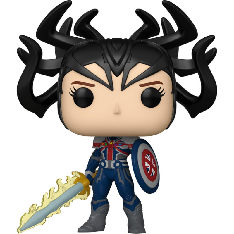 Funko Pop! Marvel: What If...? - Infinity Captain Carter #1464 Bobble-Head Vinyl Figure