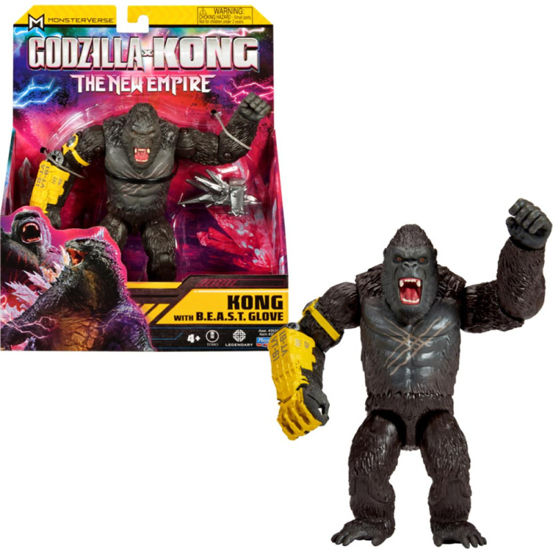 Giochi Preziosi Godzilla X Kong: The New Empire - Kong with B.E.A.S.T. Glove Action Figure 15cm (MN303800)