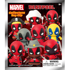 Monogram International Monogram Marvel: Deadpool (24pcs PDQ) (Blind Bag/Random) 3D Foam Bag Clips Figures