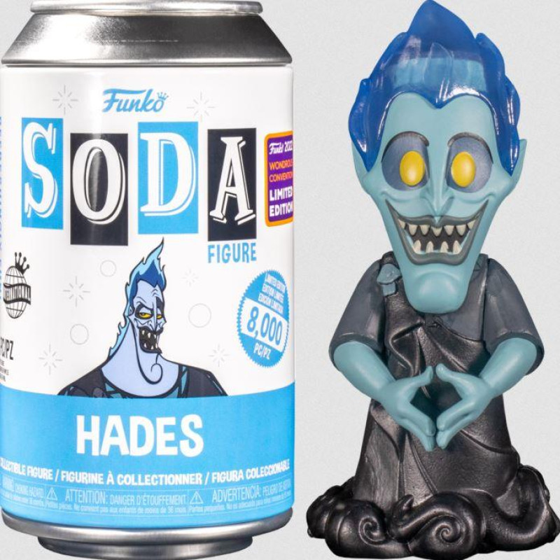 Funko Vinyl Soda Disney Villains - Hades* (Convention Limited Edition) Collectible