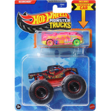 Mattel Hot Wheels: Monster Trucks - Scorcher 2 Pack Vehicles (JCG31)