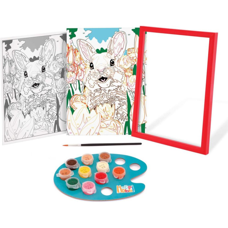 As Company AS HappiHobbi: Paint & Frame - Cheerful Bunny (1038-41027)