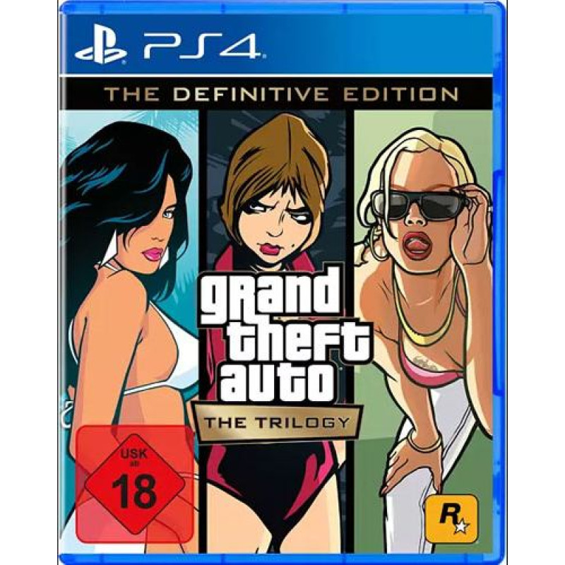 PS4 GTA Grand Theft Auto Trilogy Definitive Edition Playstation 4 video spēle