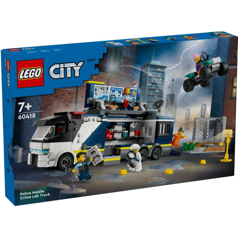 Lego ® City: Police Mobile Crime Lab Truck Toy (60418)