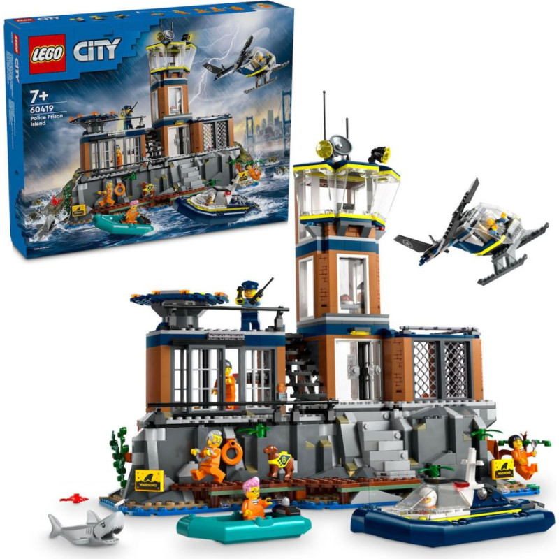 Lego ® City: Police Prison Island Building Toy (60419)