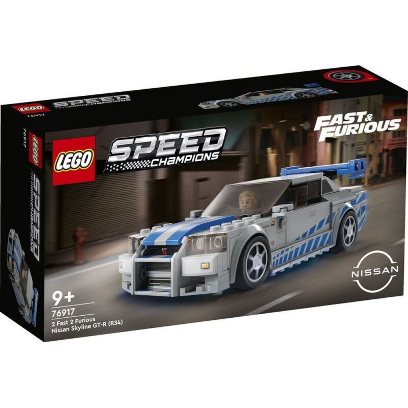 Lego ® Speed Champions: 2 Fast 2 Furious Nissan Skyline GT-R (R34) (76917)