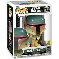 Funko Pop! Disney Star Wars: Fett Legacy - Boba Fett (Glows in the Dark) #735 Bobble-Head Vinyl Figure