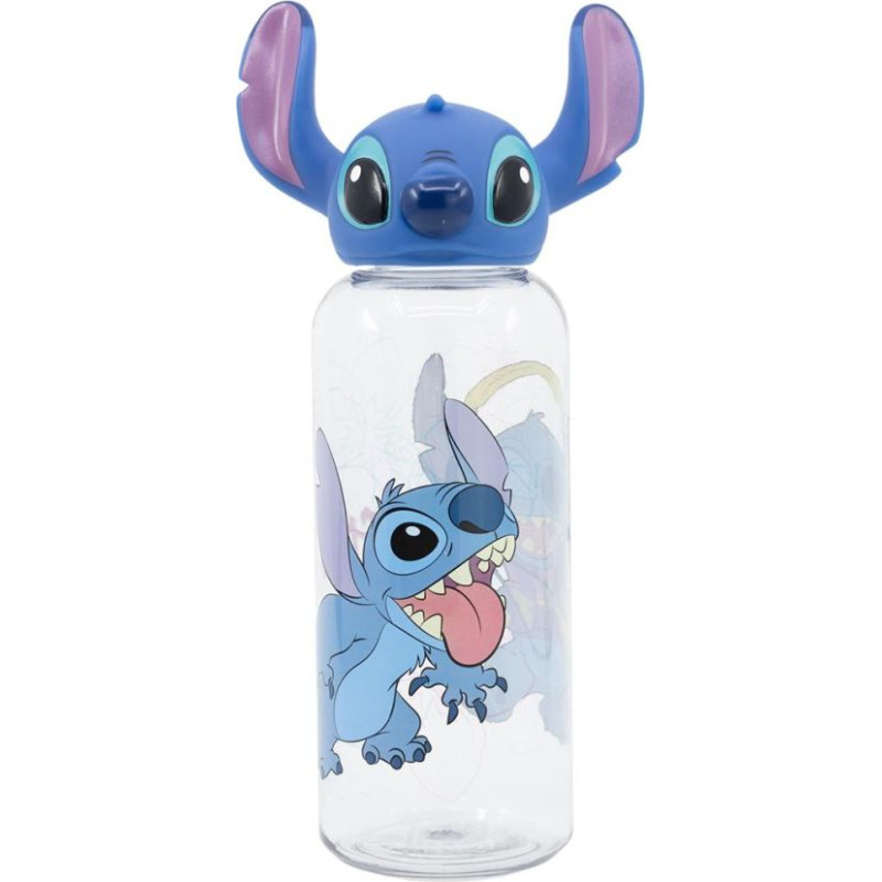 Stor : Stitch Flowers - 3D Figurine Bottle (560ml) (74860)