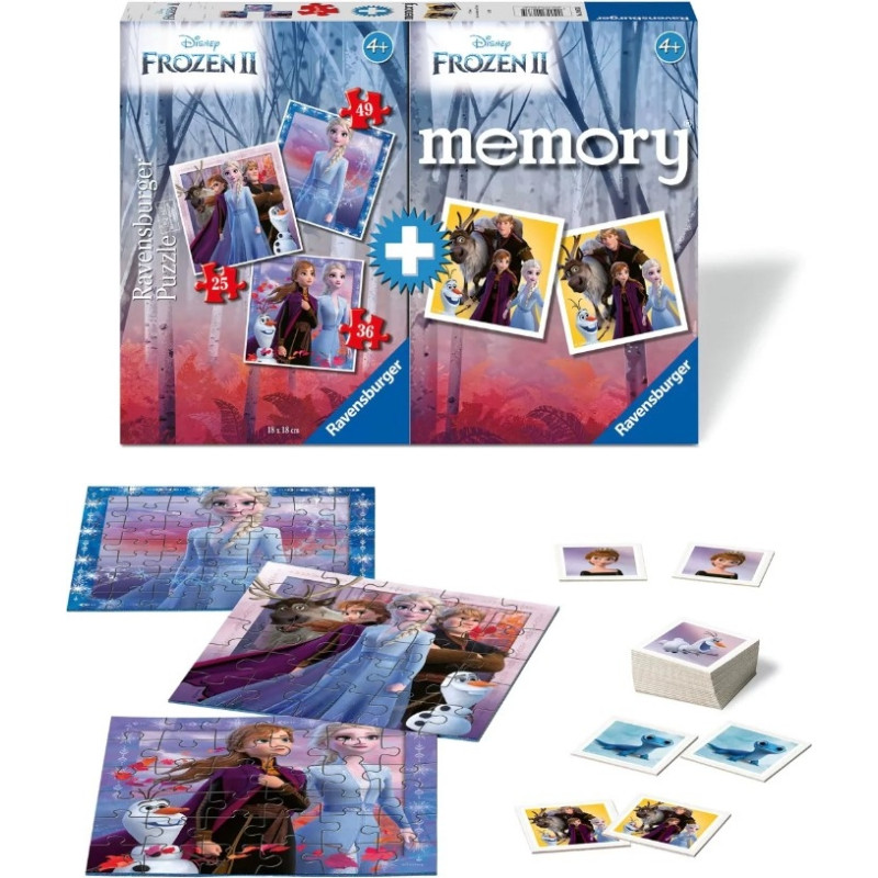 Ravensburger : Memory®  3 Puzzles: Frozen II ( (20673)