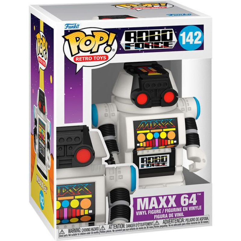 Funko Pop! Retro Toys: Robo Force - Maxx 64 #142 Vinyl Figure