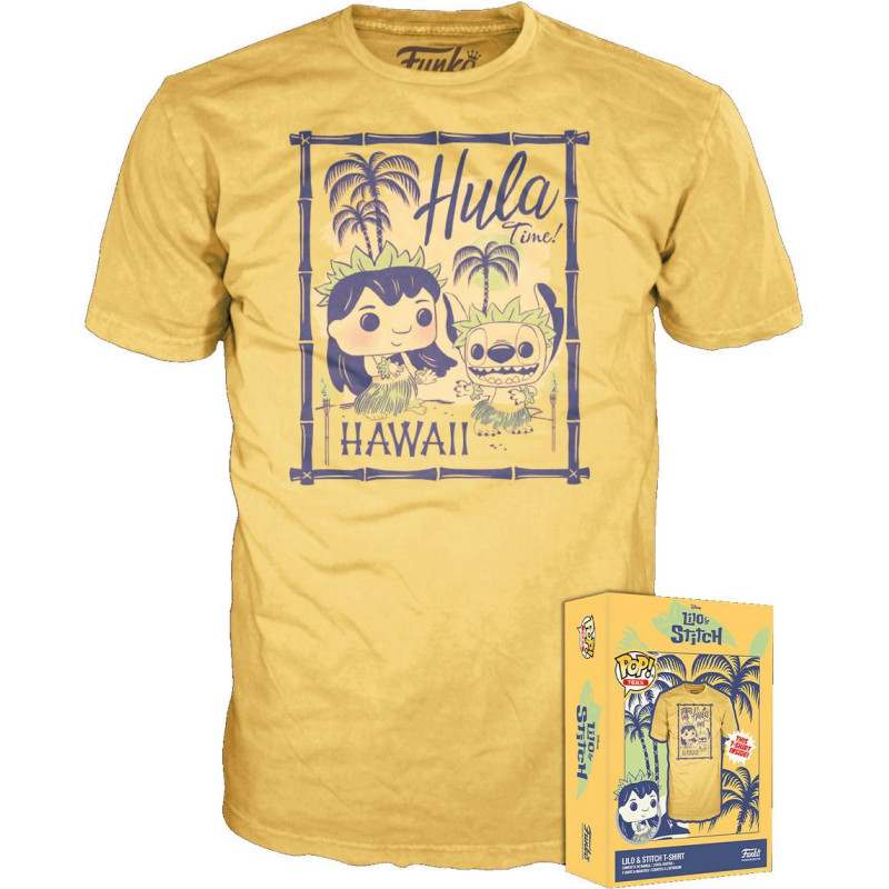 Funko Boxed Pop! Tees Disney: Lilo  Stitch - Hula T-Shirt (L)