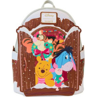 Loungefly Disney: Winnie the Pooh - Holiday Scene Pooh And Friends Light Up Mini Backpack (WDBK3789)