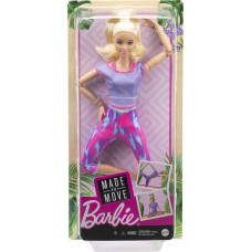 Mattel Barbie: Made to Move - Purple Dye Pants Blonde Doll (GXF04)