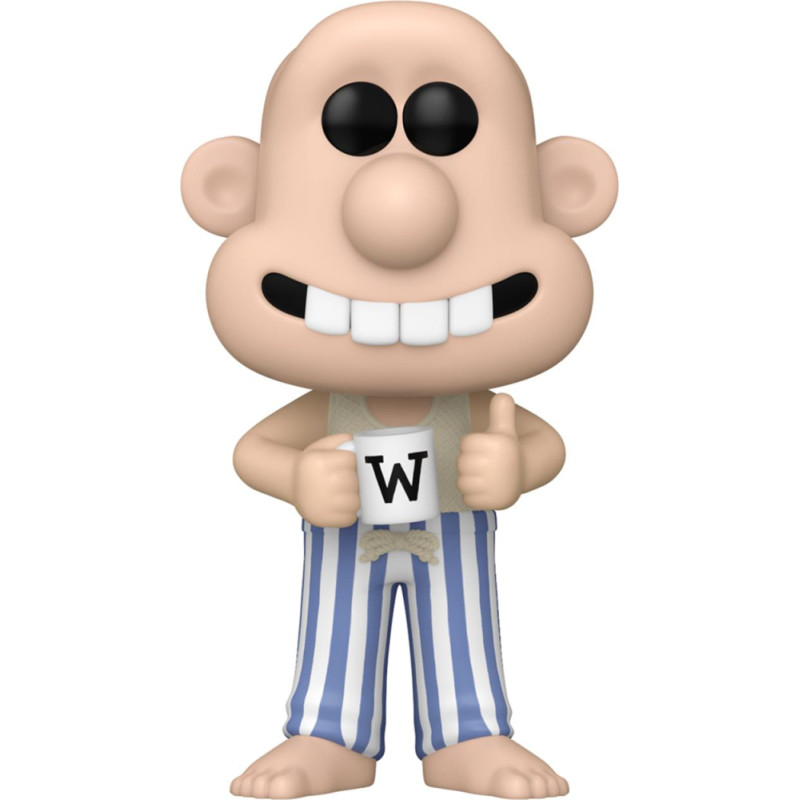 Funko Pop! Animation: Wallace  Gromit - Wallace (in Pajamas) #1744 Vinyl Figure