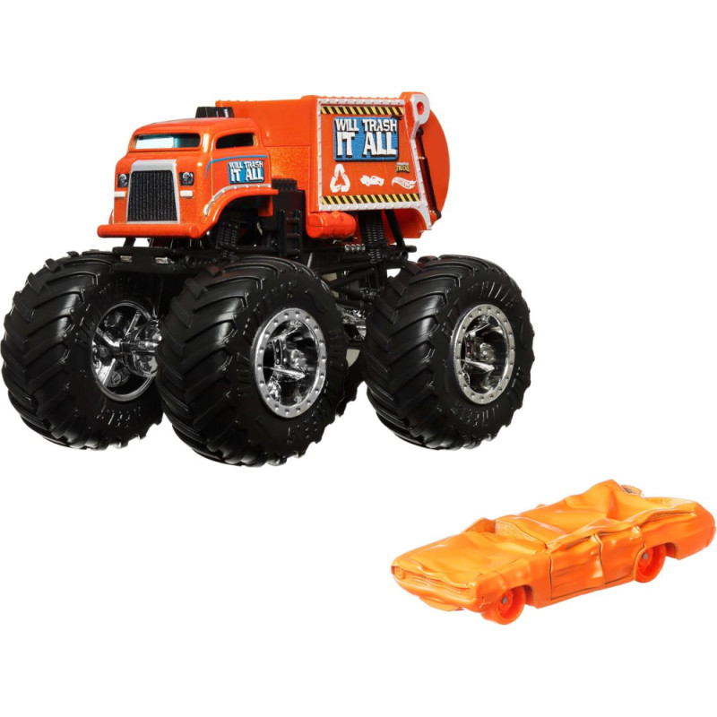 Mattel Hot Wheels: Monster Trucks - Will Trash It All 2 Pack Vehicles (HWN46)