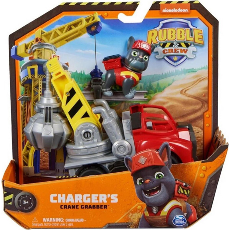 Spin Master Paw Patrol: Rubble  Crew -  Chargers Crane Grabber (20141509)