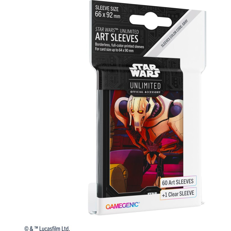 Gamegenic: Star Wars Unlimited - Art Sleeves - General Grievous