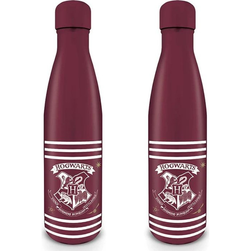 Pyramid Metal Drinks Bottle Harry Potter (Crest & Stripes)