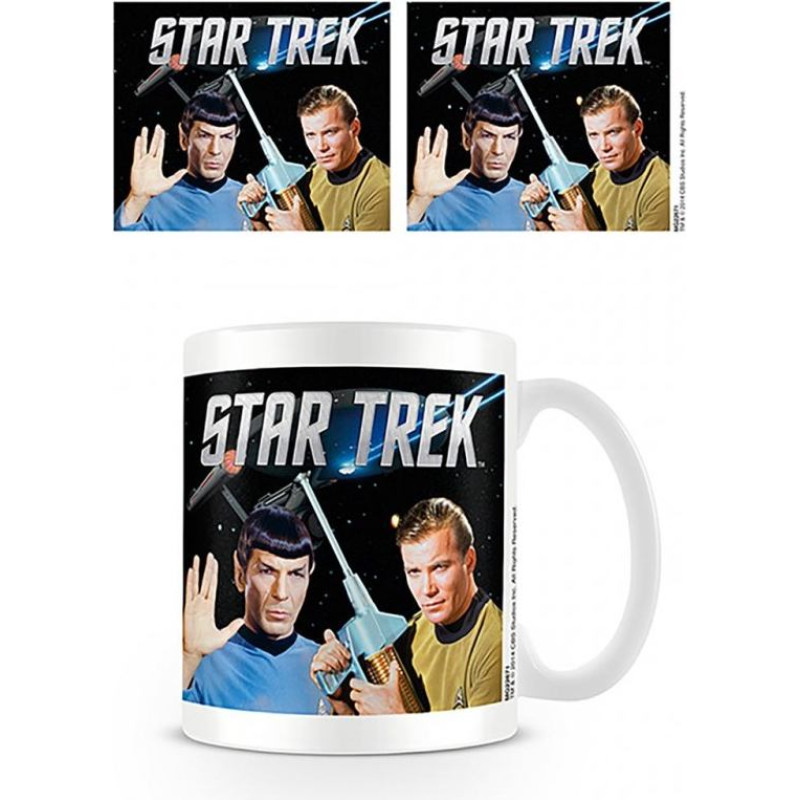 Pyramid Mug Star Trek (Kirk & Spok)