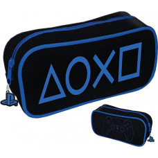 Pyramid Pencil Case Playstation Black & Blue