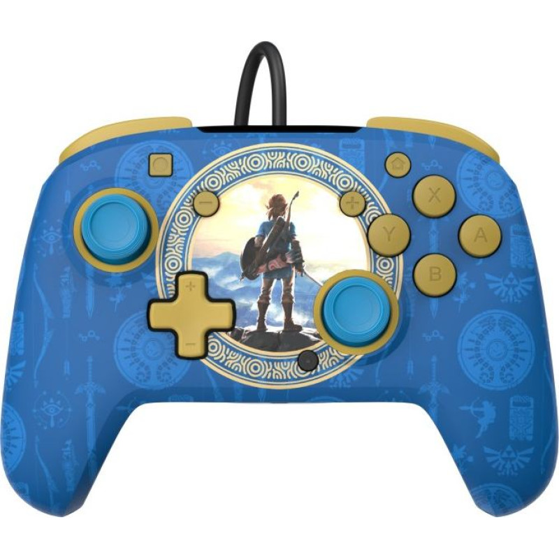 PDP Rematch Wired Controller - Hyrule Blue Switch