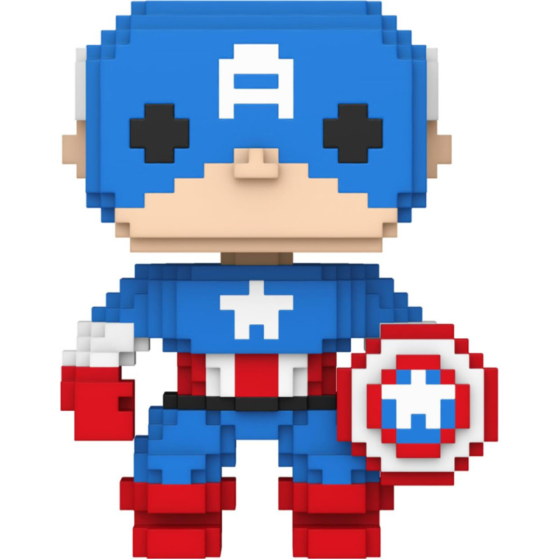 Funko Pop! 8-Bit: Marvel - Captain America (Special Edition) #1426 Vinyl Figure