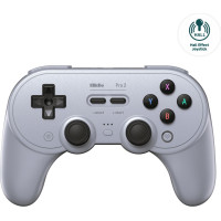 8BitDo PRO 2 Gamepad Hall Effect Edition Gray - pults