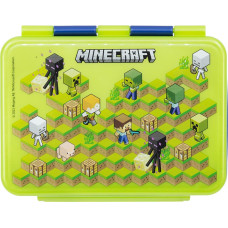 Stor : Minecraft - Isometric Ss Clamp Rectangular Sandwich Box (1100ml) (40496)