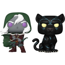 Funko Pop! Games 2-Pack: Dungeons  Dragons - Drizzt Do Urden  Guenhwyvar Vinyl Figures