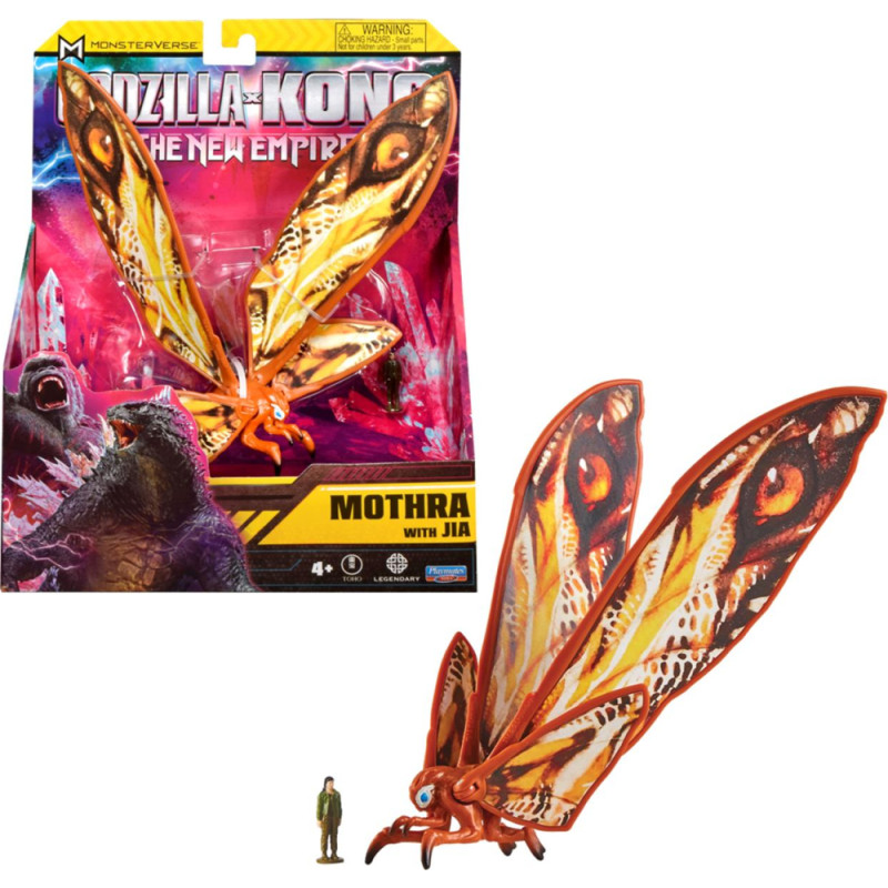 Giochi Preziosi Godzilla X Kong: The New Empire - Mothra with Jia Action Figure 15cm (MN303800)