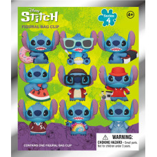 Monogram International Monogram Disney: Stitch (24pcs PDQ) (Blind Bag/Random) 3D Foam Bag Clips Figures