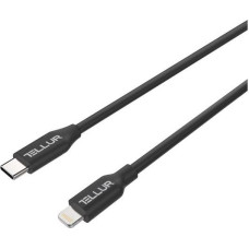 Tellur Data Cable Apple MFI Certified Type-C to Lightning 1m Black