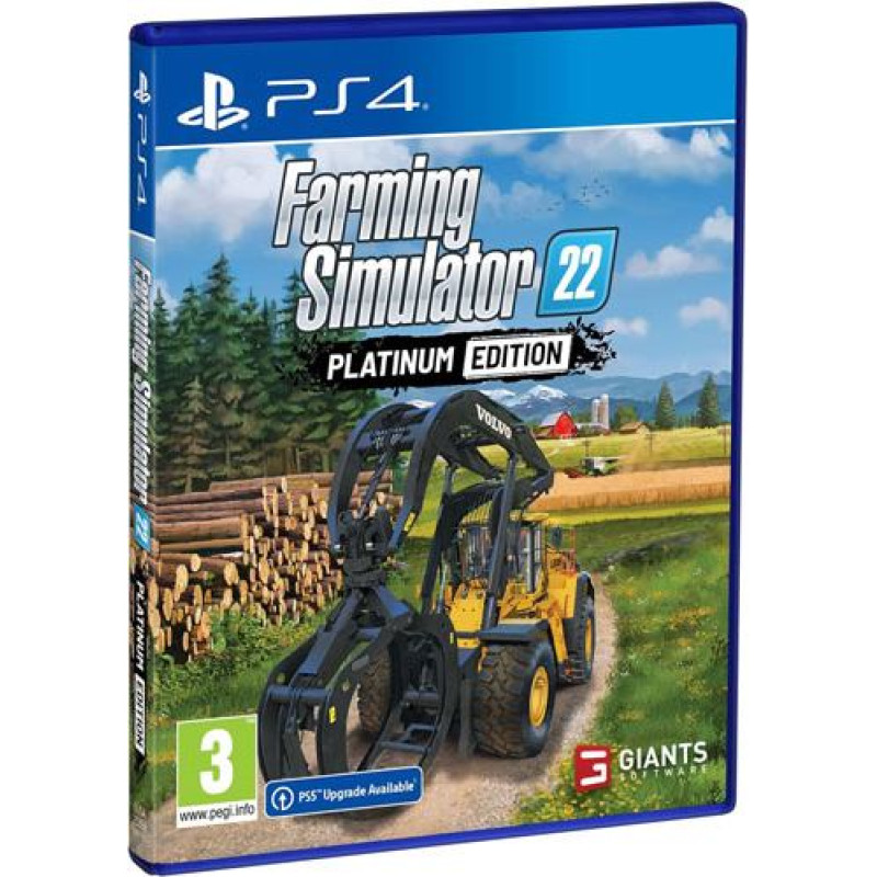 PS4 Landwirtschafts-Simulator (Farming Simulator) 22 Platinum Edition Playstation 4 video spēle
