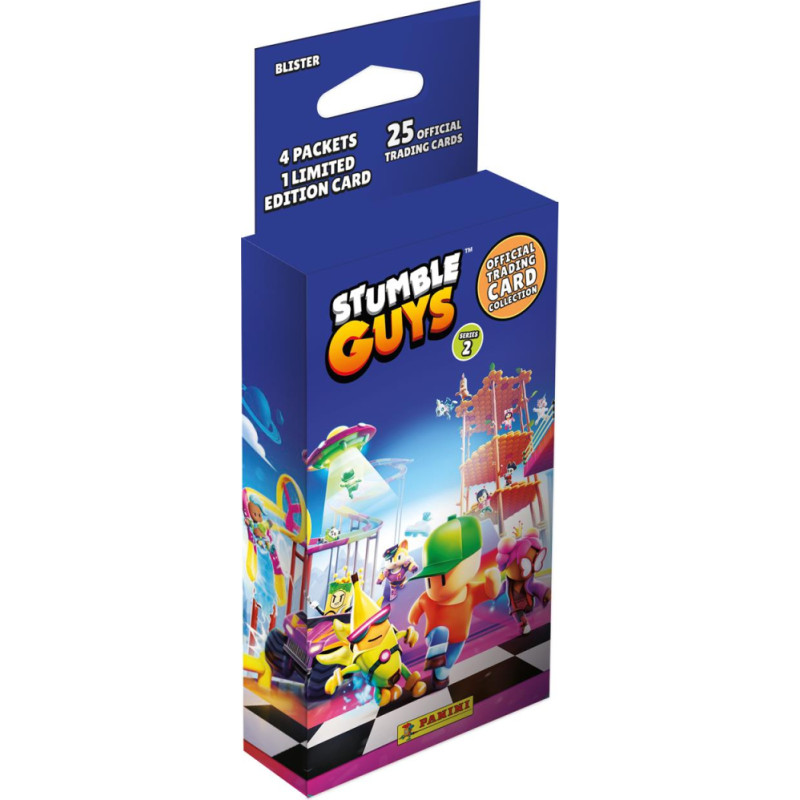 Panini Stumble Guys 2025: Eco Blister (4 Packs plus 1 Limited Edition Card)