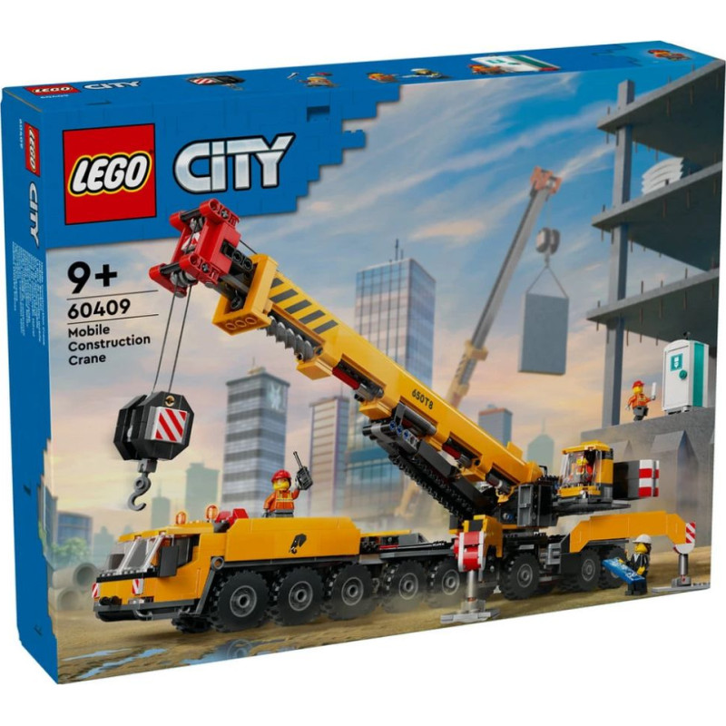 Lego ® City Great Vehicles: Yellow Mobile Construction Crane (60409)