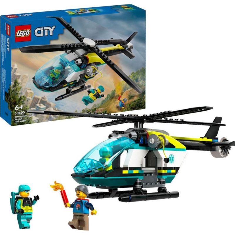 Lego ® City: Emergency Rescue Helicopter Building Kit (60405)